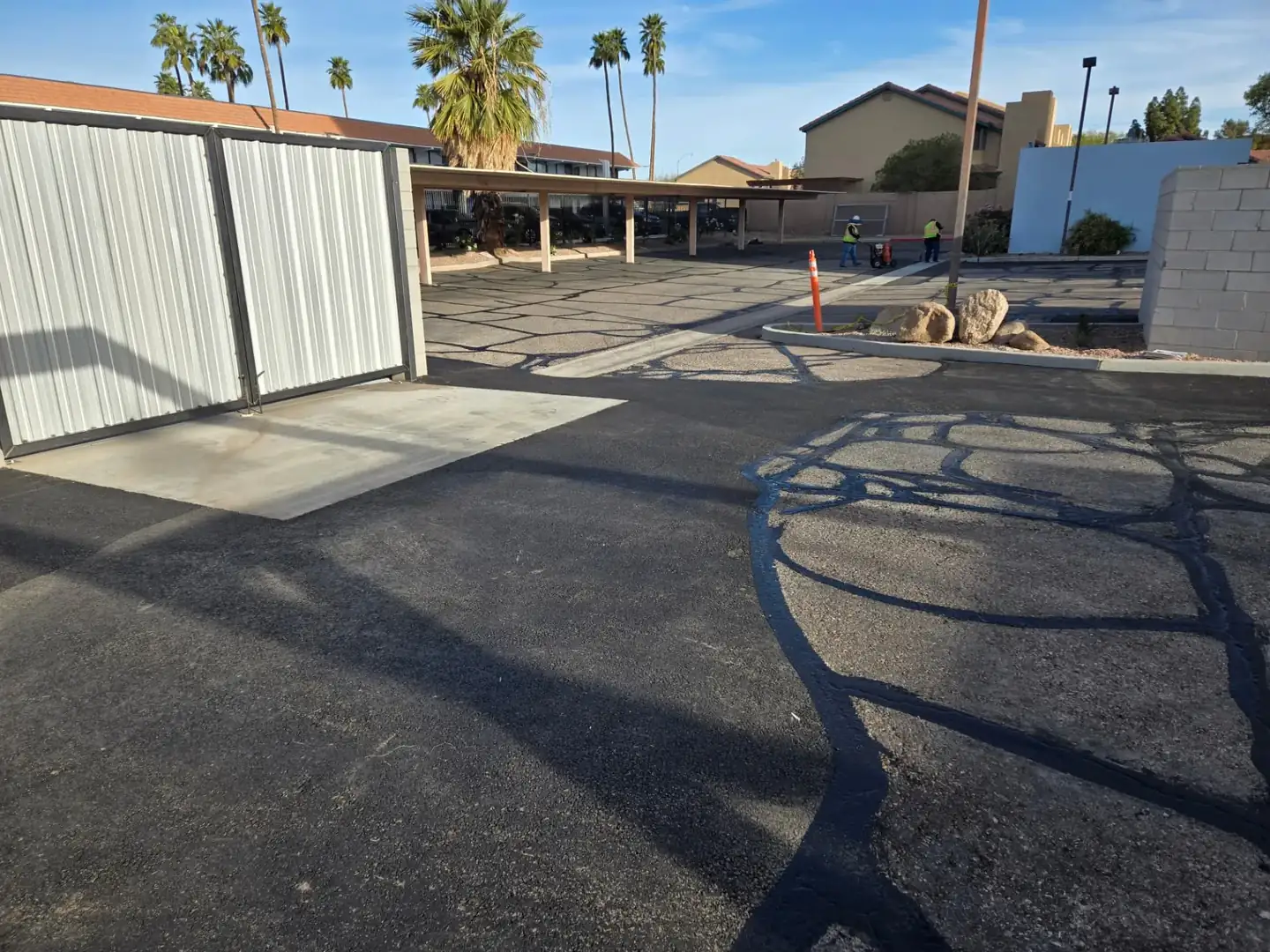 American Asphalt commercial construction project background