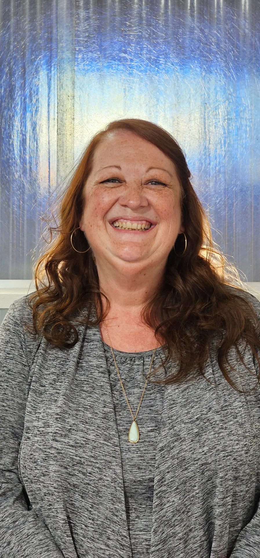 Julie McComb, Receptionist at American Asphalt in Phoenix, Arizona