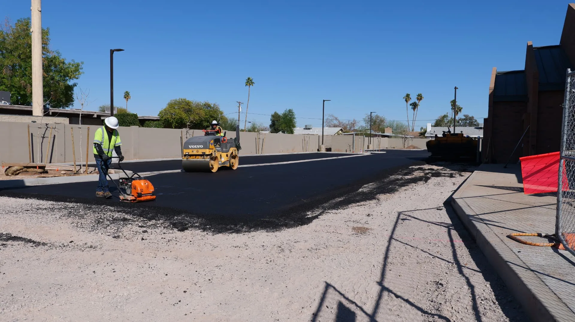 American Asphalt commercial paving and pavement maintenance project in Arizona