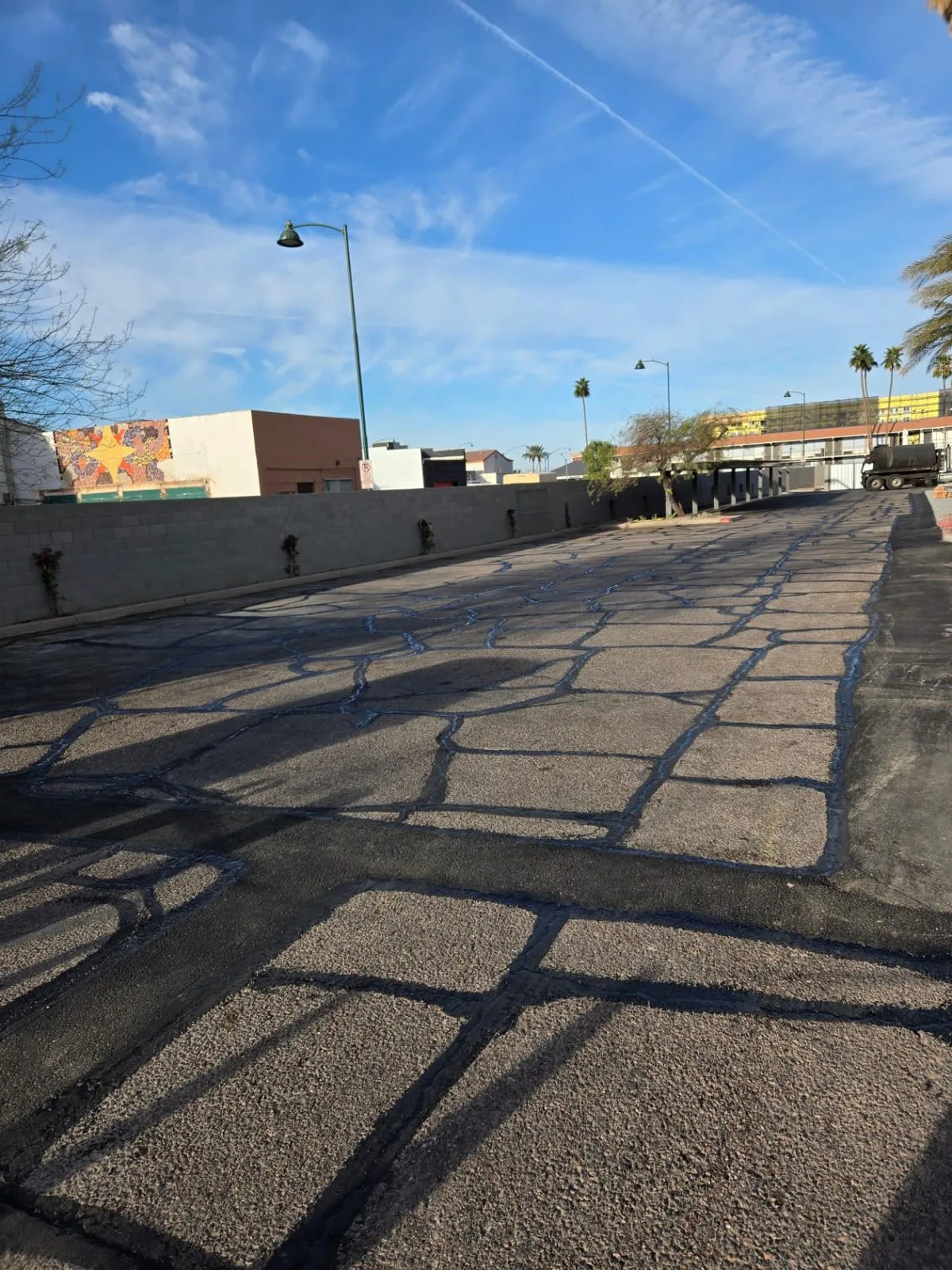 Commercial asphalt paving, sealcoating, and concrete work by American Asphalt in Arizona
