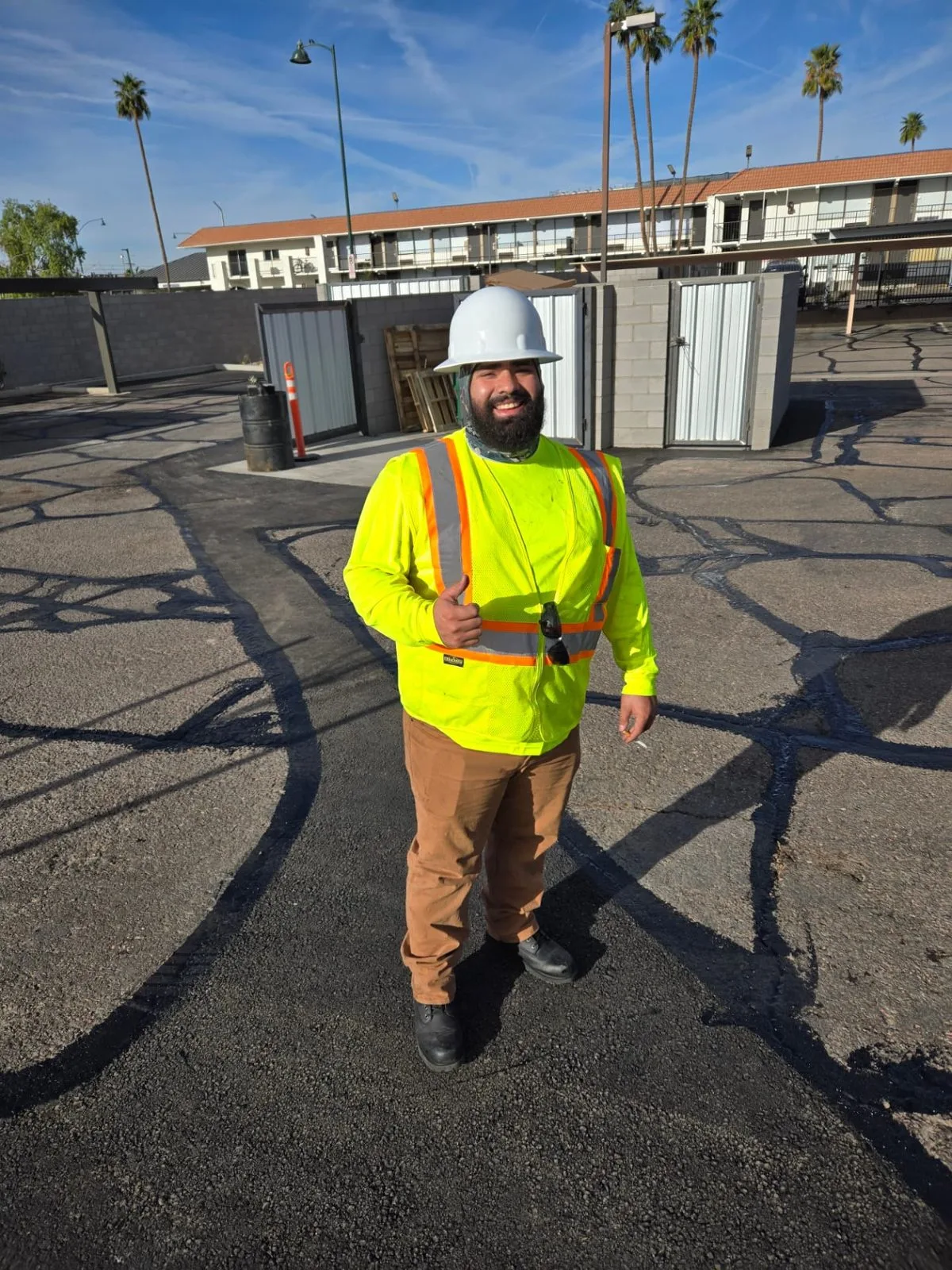 Commercial asphalt paving, sealcoating, and concrete work by American Asphalt in Arizona