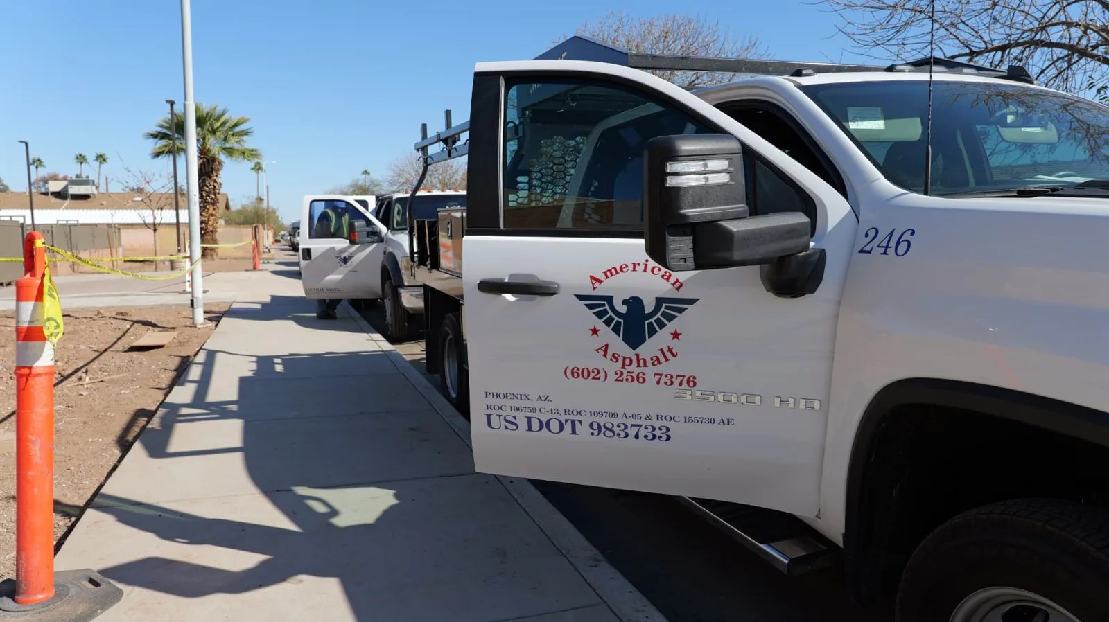 Commercial asphalt paving, sealcoating, and concrete work by American Asphalt in Arizona