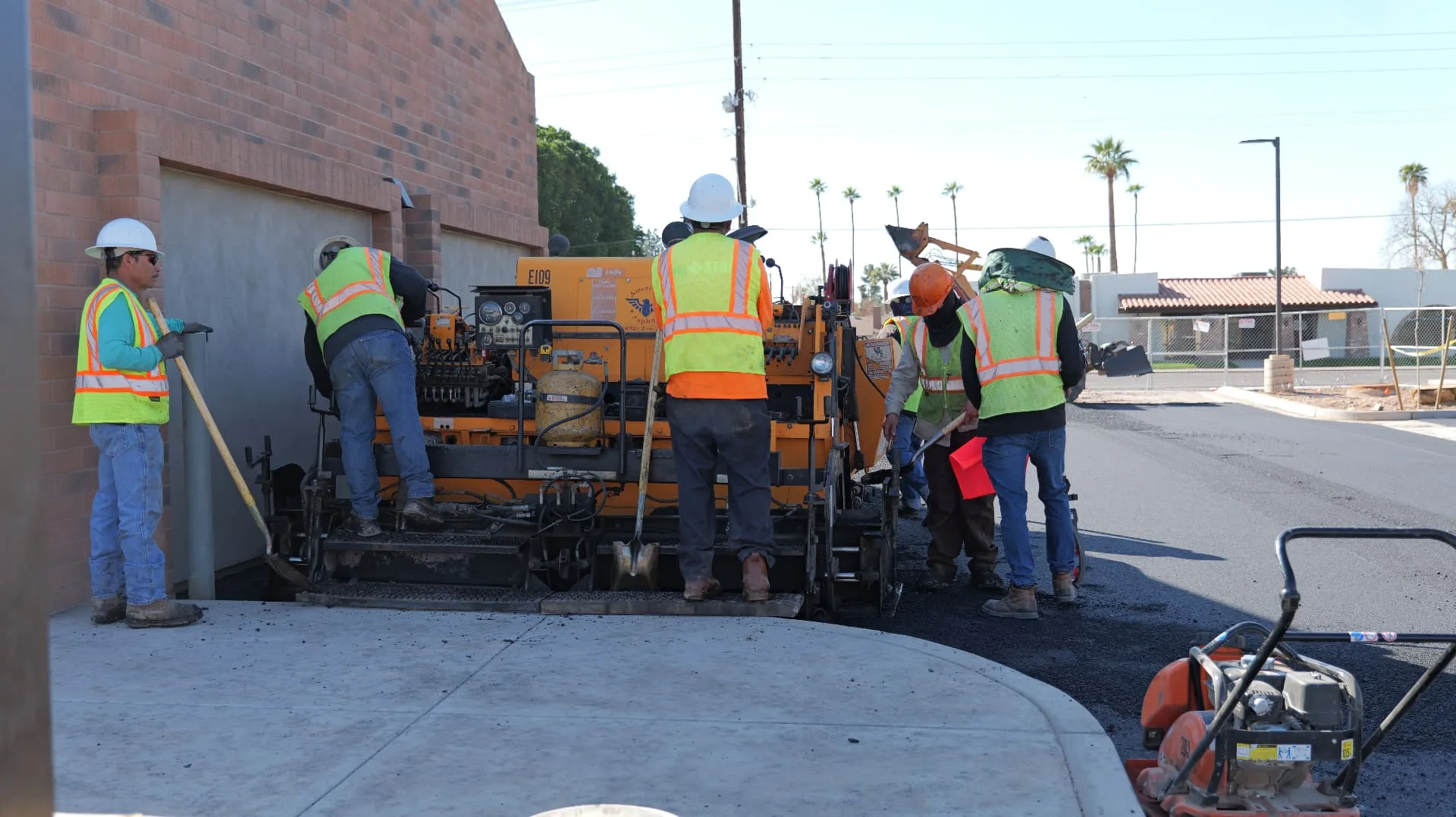 American Asphalt commercial construction project background